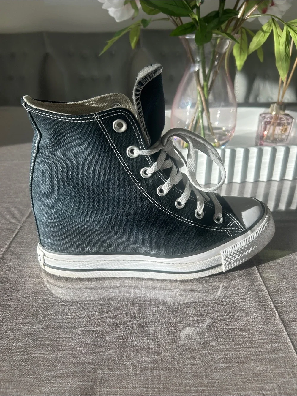 Converse black high